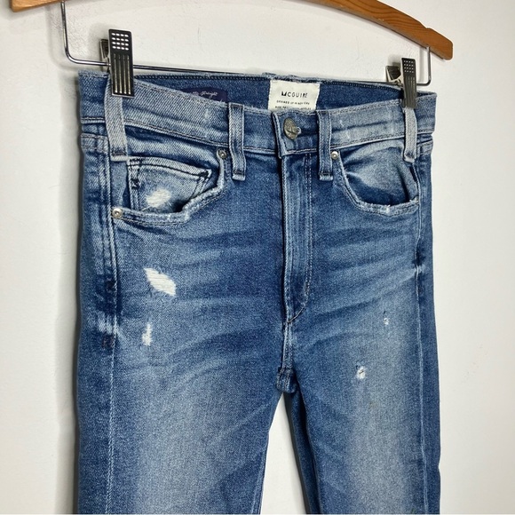 McGuire Valletta straight crop jeans with raw hem size 25 - Picture 4 of 11